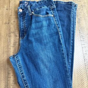 Seven7 Women's Straight Leg Jeans in Deep Blue